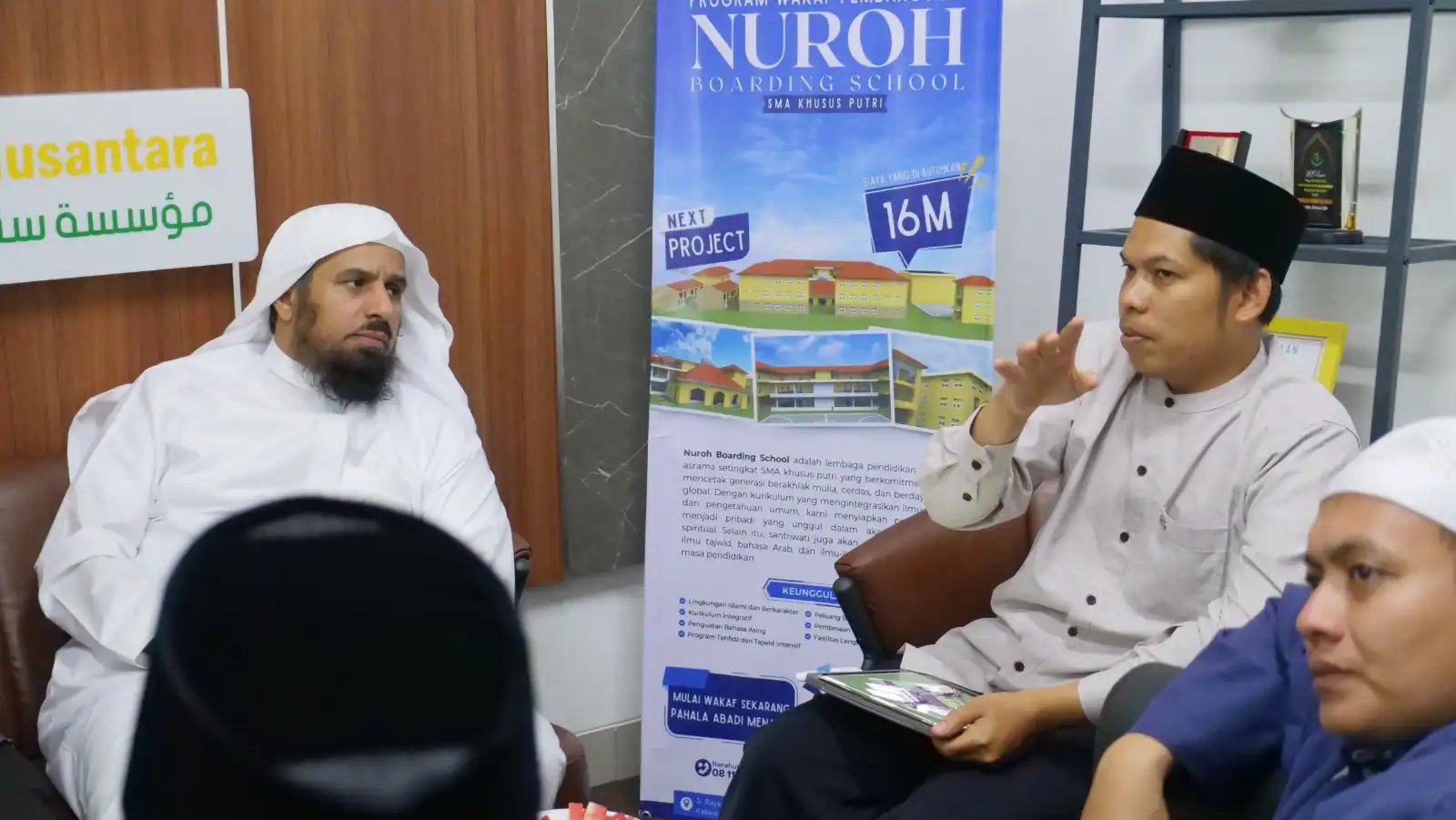 Silaturahmi Prof. Dr. Muhammad Abdullah ar-Rabiah ke Yayasan Mimbar Al Tauhid